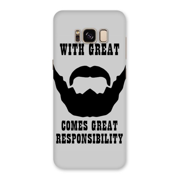 Great Beard Great Responsibility Back Case for Galaxy S8